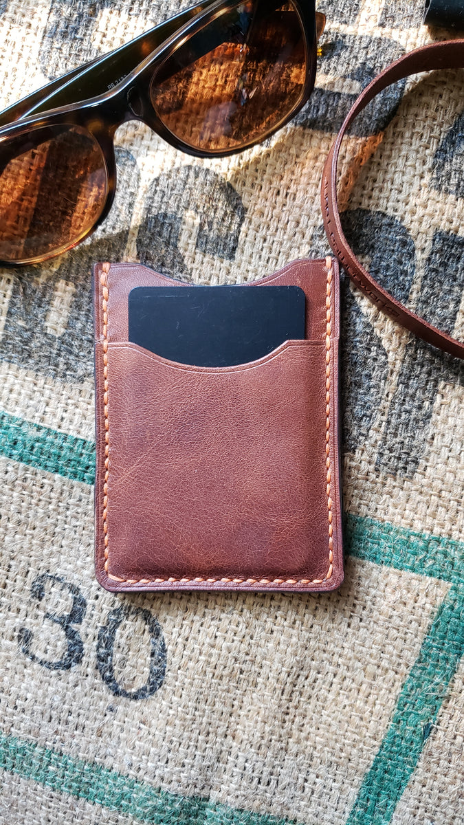 Leather Flap Wallet with free monogram and customization *made to orde –  Juno Leatherworks