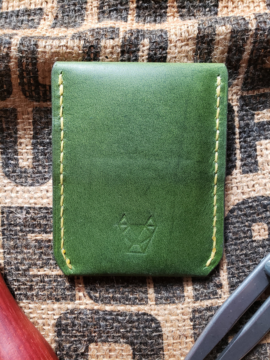 Leather Flap Wallet with free monogram and customization *made to orde –  Juno Leatherworks